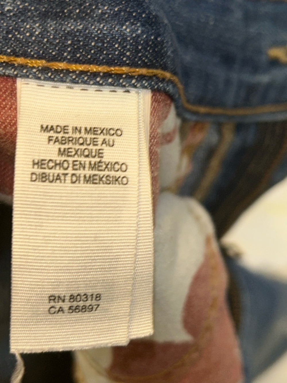 Lucky Brand Women's Boyfriend Jeans - Distressed Dark Blue Denim - Picture 5 of 10